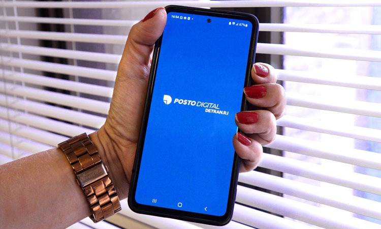 tela de login no novo aplicativo