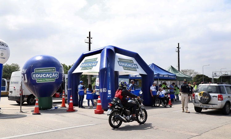 Detran monta estrutura para eventos durante a Semana Nacional de Trânsito