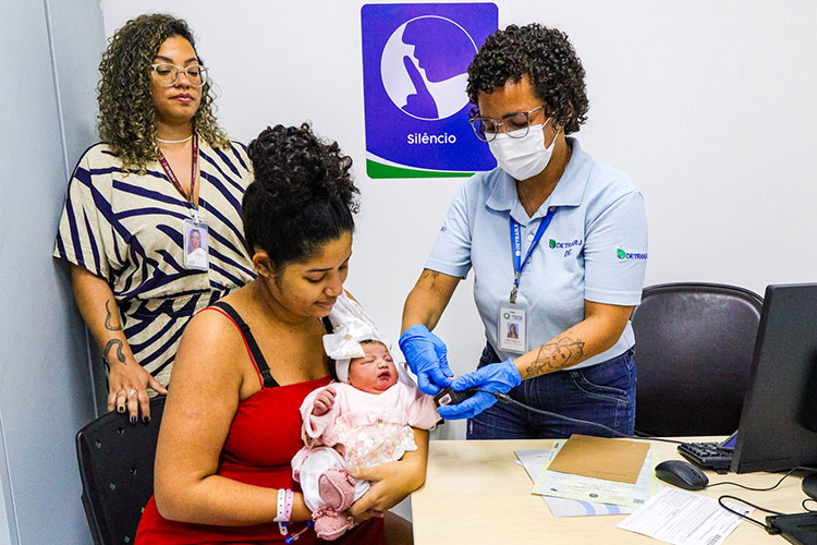 identidade para recém-nascido