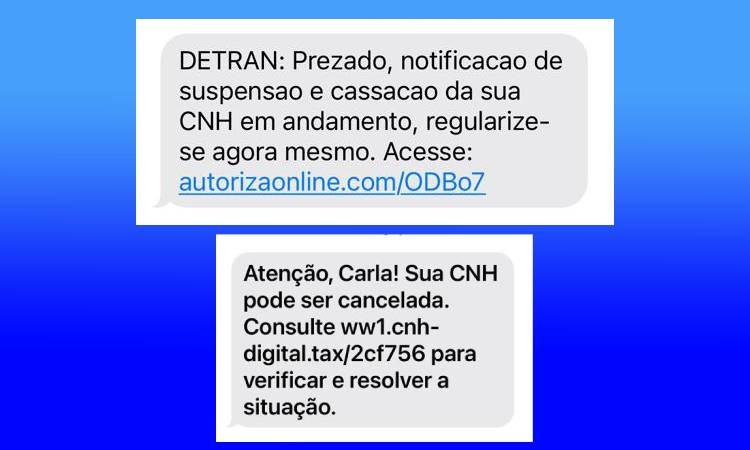 banner com mensagem de alerta contra fraudes