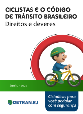 banner do material educativo: Código do Ciclista. Opção em PDF para baixar