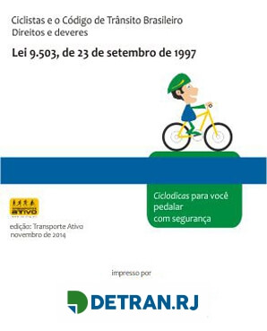 banner do material educativo: CTB Ciclista. Opção em PDF para baixar, tamanho 5.7 megabytes